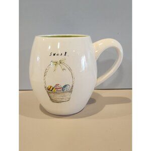 RAE DUNN~Coffee Mug~Easter~"Sweet" Basket With Eggs~Artisan Collection~Unused